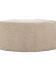 Khai - Rounded Plush Dining Bench - Brown