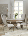 Castella - Upholstered Side Chair - Beige / Light Brown