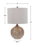 Lagos - Rustic Table Lamp - Light Brown