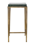Preston - Square Accent Table - Brass,Gold