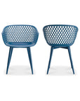 Piazza - Outdoor Chair (Set of 2) - Blue