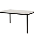 Parson - Small Marble Dining Table - Black