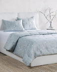 French Herringbone - Comforter Euro Sham - Storm