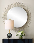 Aga - Round Gold Mirror