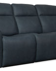 Riverton - Power Sofa With Power Headrest And Lumbar - Black