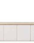 Modern - Aurora Credenza - White / Light Brown