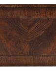 Leesburg - Demilune Hall Console - Dark Brown