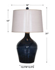 Lamone - Glass Lamp - Blue