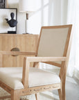 Retreat - Cane Back Arm Chair (Set of 2) - Beige
