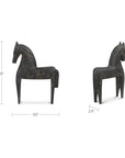 Gallant - Wooden Sculpture - Black
