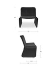 Ella - Outdoor Accent Chair - Gray / Charcoal