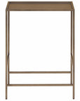 Montclair - Metal Side Table - Light Brown