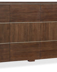 Melange - Contours Credenza - Dark Brown