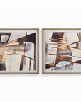 Vetrina - Framed Abstract Prints (Set of 2) - Gray
