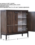Nadie - Console Cabinet - Light Walnut