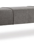 Curata - Upholstered Bench - Dark Gray