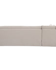 Fable - 3 Piece Slipcover Dining Banquette L-Shape - Beige