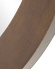 Reverse - Round Mirror - Dark Brown