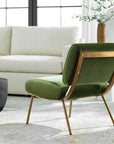 Knoll - Mid-Century Accent Chair - Green