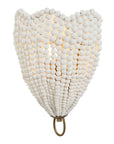 Biddeford - 1 Light Beaded Sconce - Gold / White