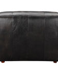 Ramsay - Leather Chaise Antique - Black