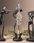 Musicians - Decorative Figurines (Set of 3) - Black