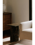 Blair - Accent Table - Rainforest / Green Marble