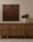 Flutter - Framed Painting - Maroon