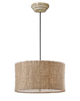 Burleson - 3 Light Drum Pendant - Beige