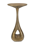 Tolstoy - Indoor-Outdoor Accent Table - Brass