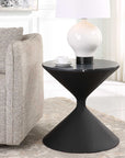 Time's Up - Hourglass Shaped Side Table