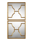 Misa - Square Mirrors (Set of 2) - Gold