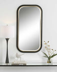 Nevaeh - Curved Rectangle Mirror