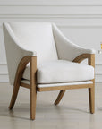 Evolve - Fabric Accent Chair - White