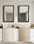 Fischer - Curved Edge Mirror - Gold Bronze