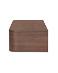 Round - Off Floating Console Table - Walnut / Brown