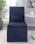 Coley - Armless Chair - Blue