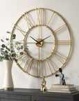 Keyann - Brass Wall Clock