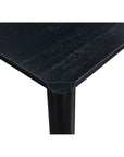Post - Small Dining Table - Black Oak
