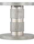 Melange - Guilded Accent Table - Pearl Silver