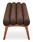 Arlo - Bench Performance Fabric - Dark Brown