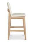 Deco - Counter Stool - White / Light Brown