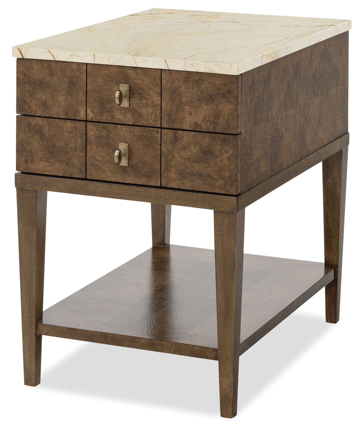 Melange - Penelope Chairside Table - Brown
