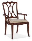 Charleston - Upholstered Seat Arm Chair (Set of 2)