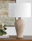 Torres - Textured Ceramic Table Lamp - Brown