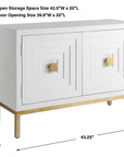 Aiken - 2 Door Cabinet - White
