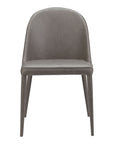 Burton - Vegan Leather Dining Chair (Set of 2) - Gray