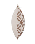 Mullan - 22" x 22"Pillow - Frothed Brown
