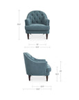 Pandora - Accent Chair - Light Blue