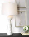 Sonata - Textured Table Lamp - White